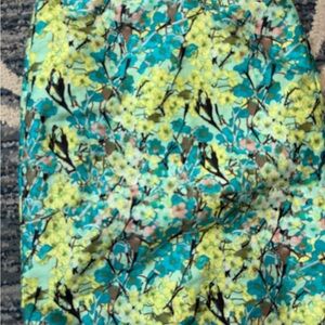 J. Crew Vibrant Floral Pencil Skirt
